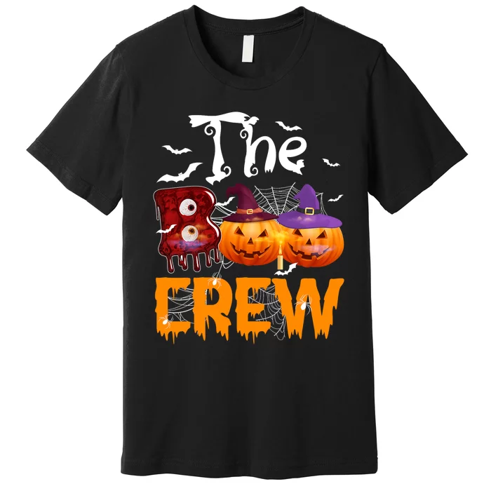 Cute Family Halloween Costume Matching Boo Crew Premium T-Shirt