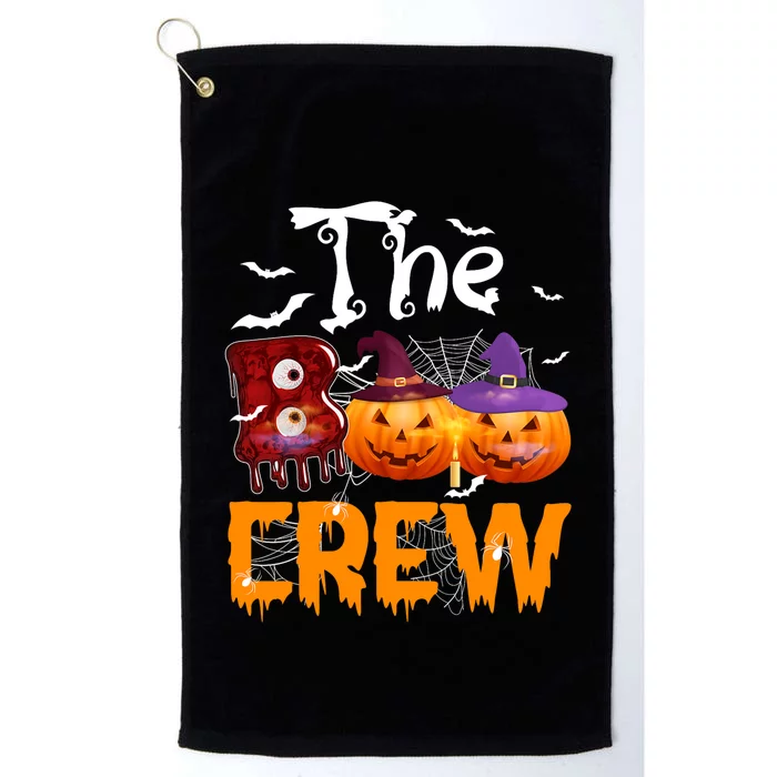 Cute Family Halloween Costume Matching Boo Crew Platinum Collection Golf Towel