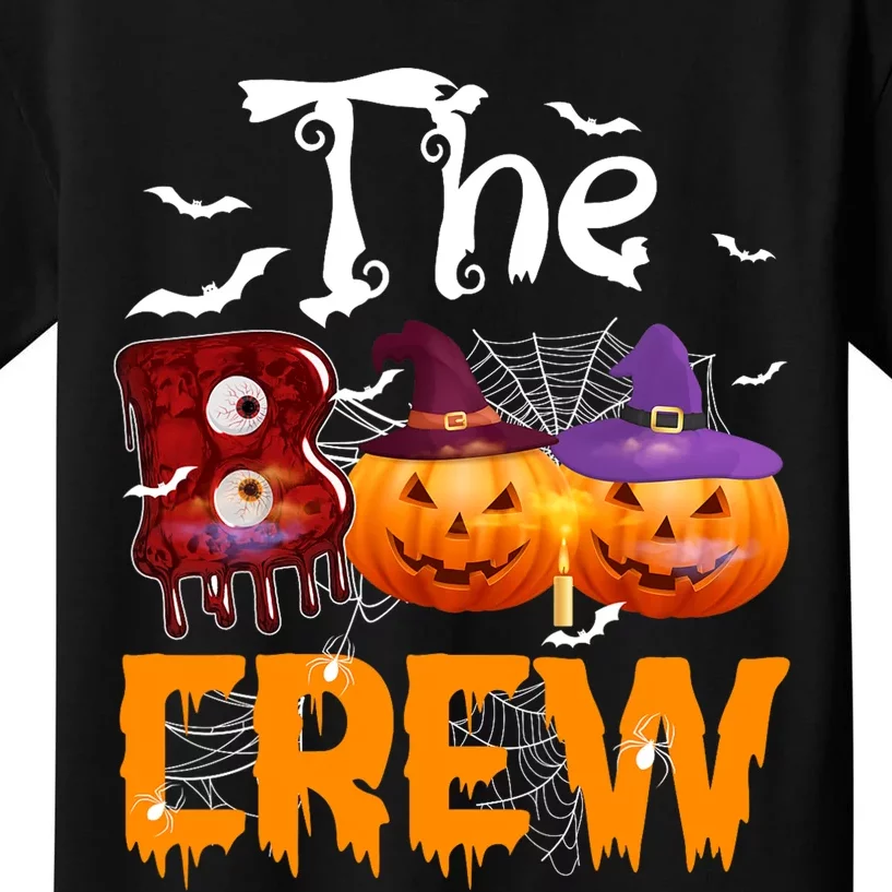 Cute Family Halloween Costume Matching Boo Crew Kids T-Shirt