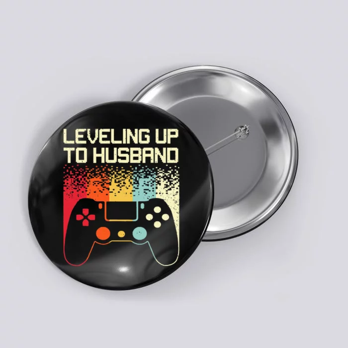 Cool Future Husband For Groom To Be Bachelor Gamer Button