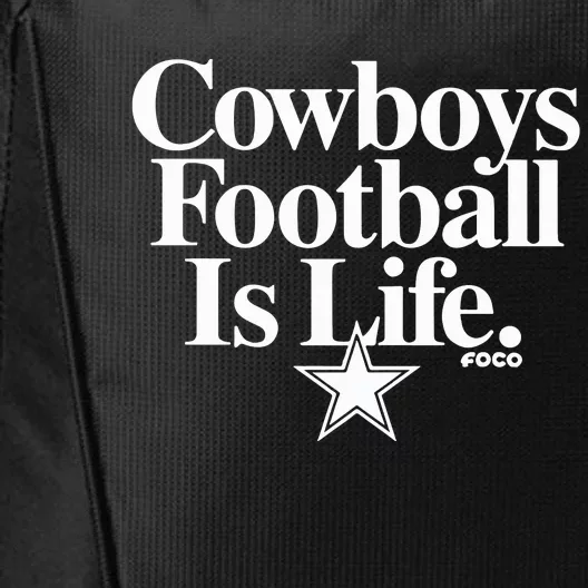 Cowboys Football Is Life Foco City Backpack