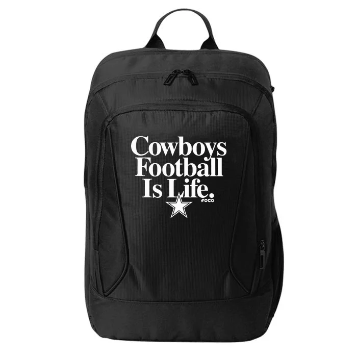 Cowboys Football Is Life Foco City Backpack