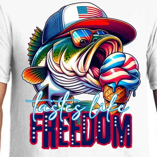 Cool Fish Ice Cream Taste Like Freedom Pajama Set