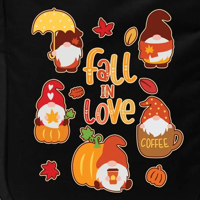 Cute Fall In Love Autumn Gnomes Impact Tech Backpack