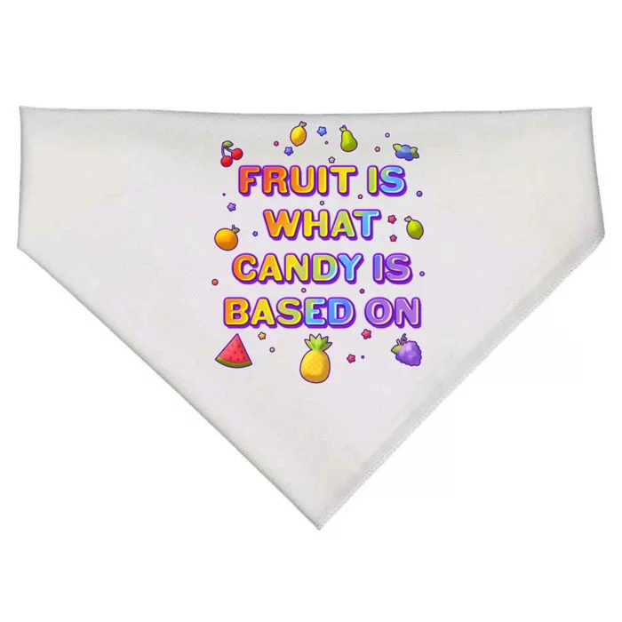 Colorful Fruit Is What Candy Is Based On USA-Made Doggie Bandana