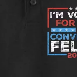 Convicted Felon IM Voting Convicted Felon 2024 Dry Zone Grid Performance Polo