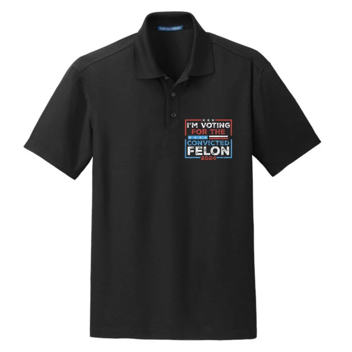 Convicted Felon IM Voting Convicted Felon 2024 Dry Zone Grid Performance Polo