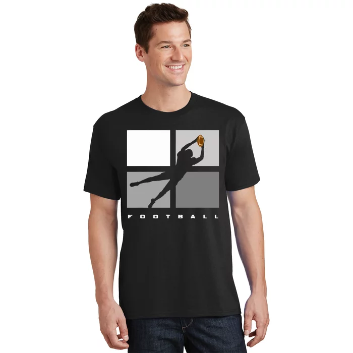 Catch Football Illustration T-Shirt