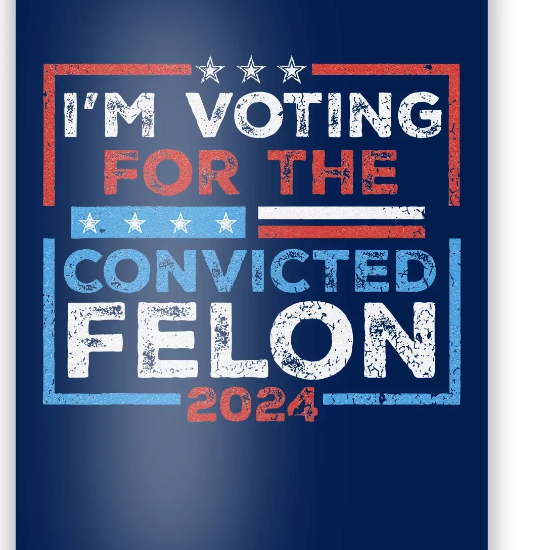 Convicted Felon IM Voting Convicted Felon 2024 Poster