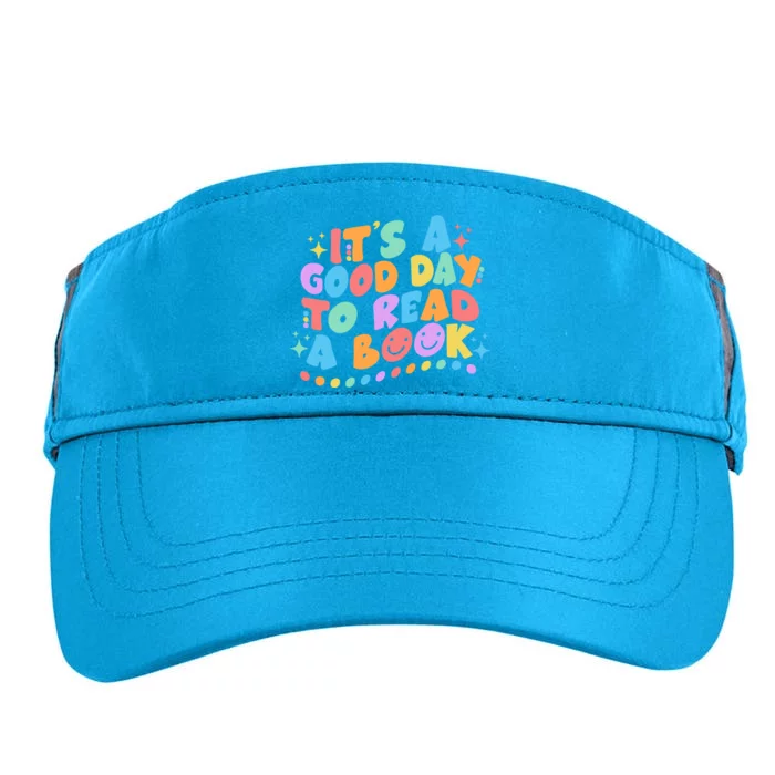 Cute Funny It's A Good Day To Read A Book Adult Drive Performance Visor