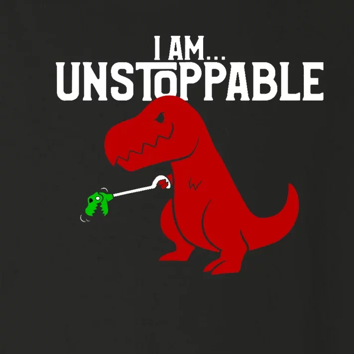 Cute & Funny I Am Unstoppable T-Rex Dinosaur Toddler Long Sleeve Shirt