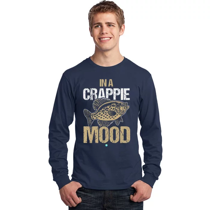 Crappie Fishing In A Crappie Mood Gift Idea Tall Long Sleeve T-Shirt