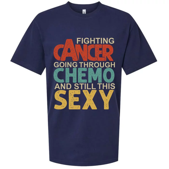 Cancer Fighter Inspirational Quote Chemo Vintage Sueded Cloud Jersey T-Shirt