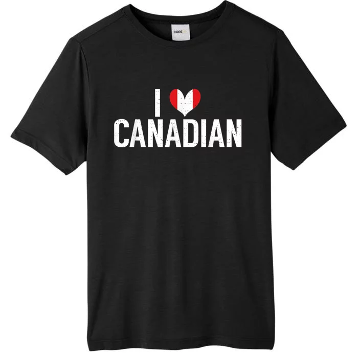 Canadian Flag I Love Canadian ChromaSoft Performance T-Shirt