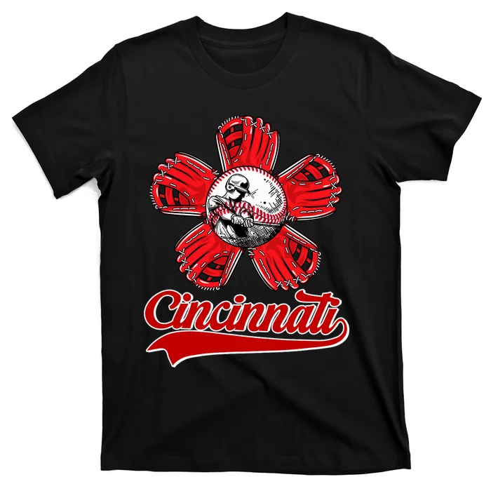 Cincinnati Flower I Love Cincinnati T-Shirt