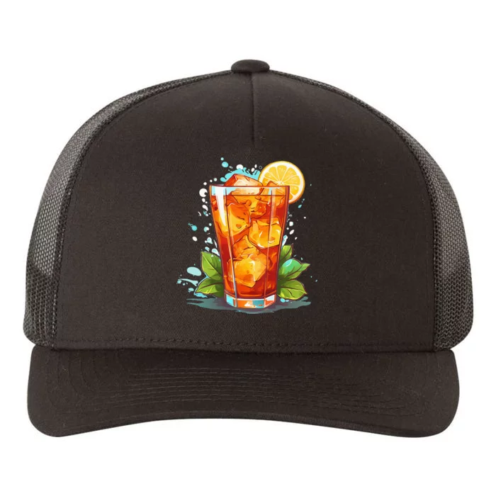 Cool Fruit Ice Tea For Soft Drink Lovers Yupoong Adult 5-Panel Trucker Hat