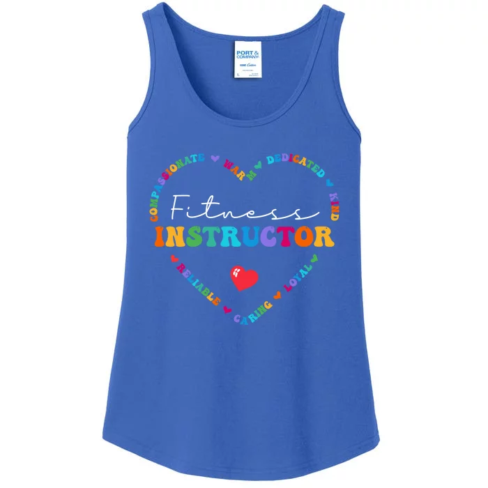 Cute Fitness Instructor Appreciati To School Funny Gift Ladies Essential Tank