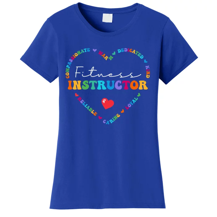 Cute Fitness Instructor Appreciati To School Funny Gift Women's T-Shirt