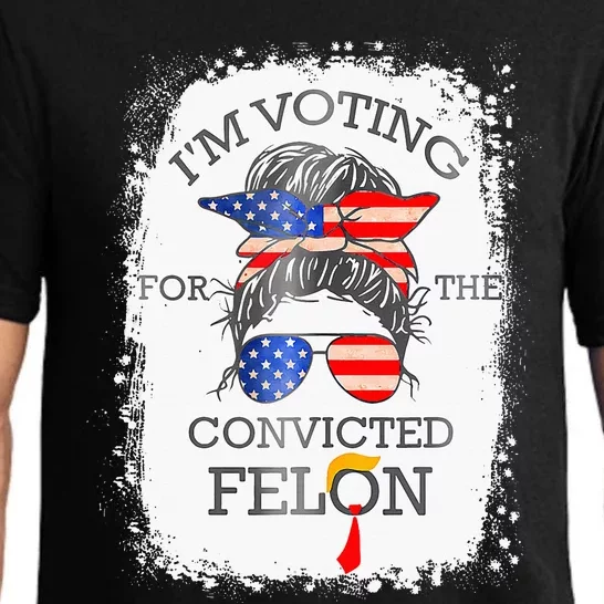 Convicted Felon IM Voting Convicted Felon Pajama Set