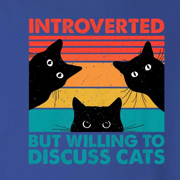 Cat Funny Introverted But Willing To Discuss Cats Toddler Long Sleeve Shirt