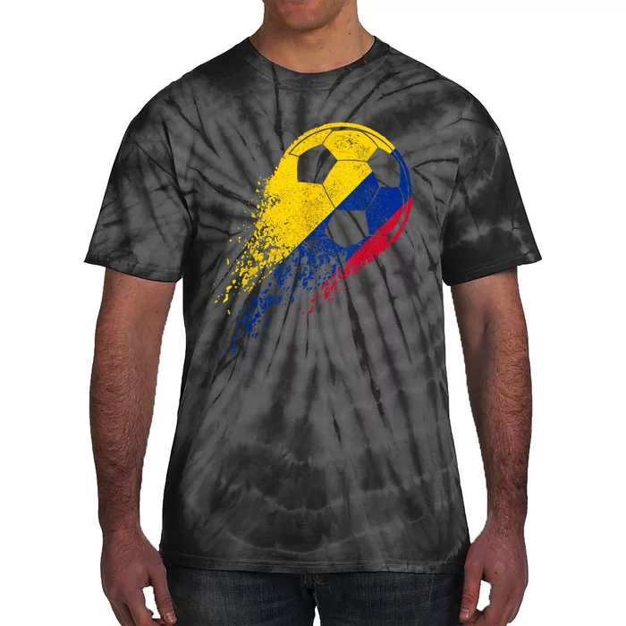 Colombia Flag Jersey Colombian Soccer Team Colombian Tie-Dye T-Shirt