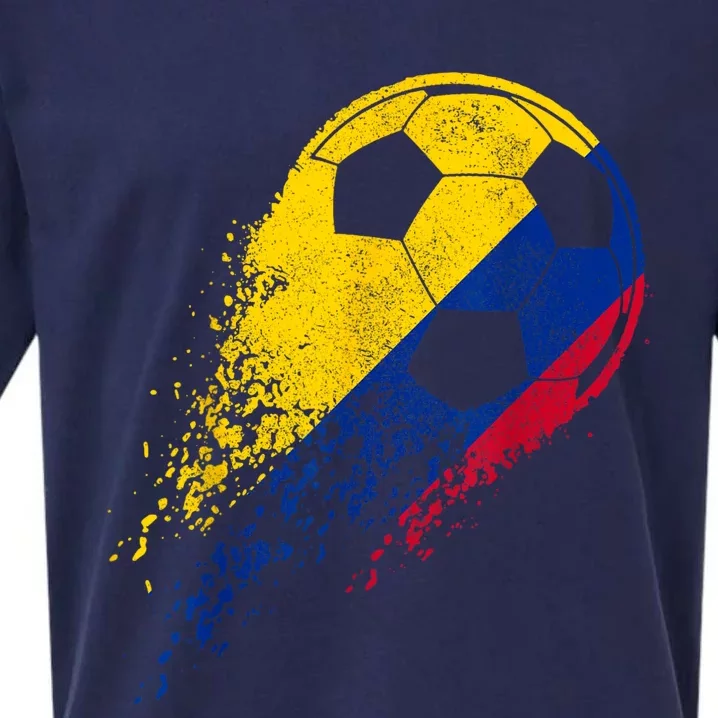 Colombia Flag Jersey Colombian Soccer Team Colombian Sueded Cloud Jersey T-Shirt