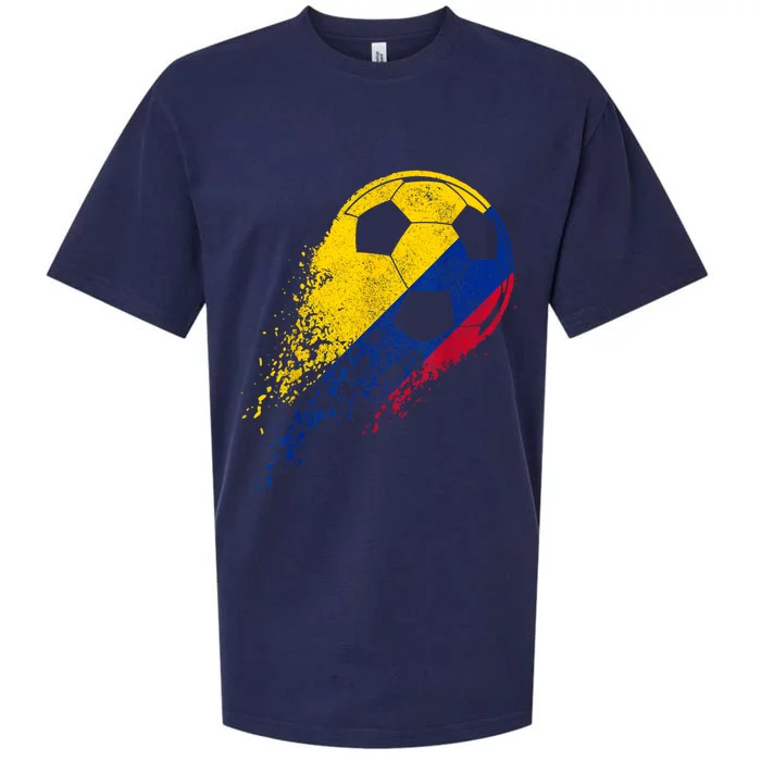 Colombia Flag Jersey Colombian Soccer Team Colombian Sueded Cloud Jersey T-Shirt