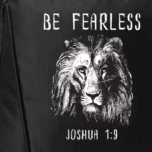 Christian Fearless Joshua 1:9 Faith Gift City Backpack