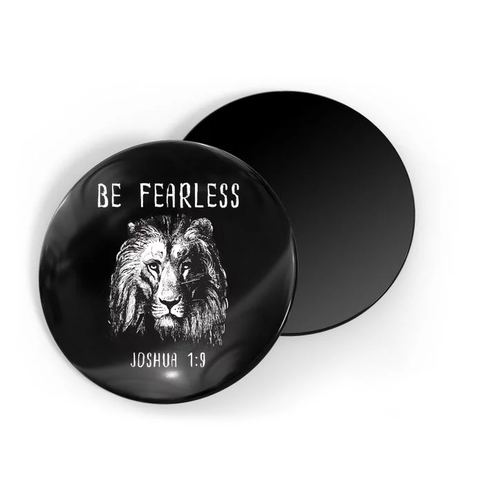 Christian Fearless Joshua 1:9 Faith Gift Magnet