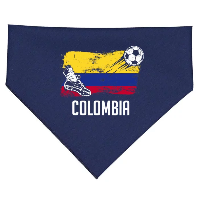 Colombia Flag Jersey Colombian Soccer Team Colombian USA-Made Doggie Bandana