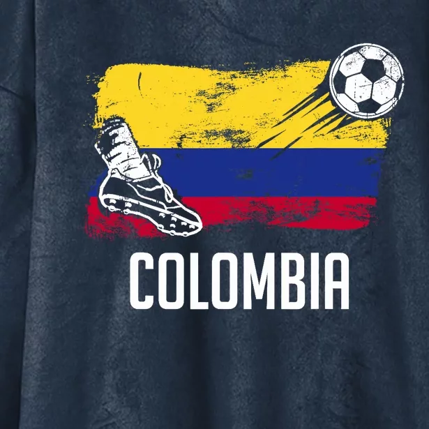 Colombia Flag Jersey Colombian Soccer Team Colombian Hooded Wearable Blanket