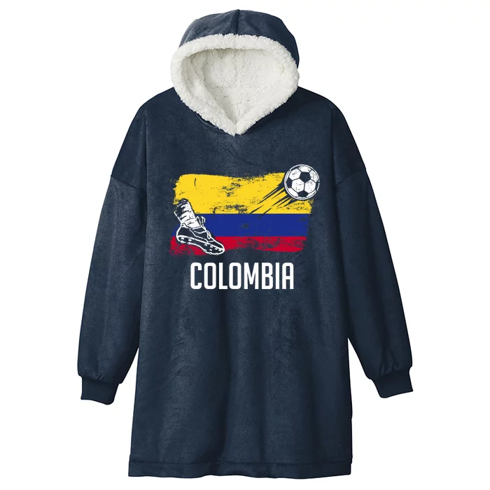 Colombia Flag Jersey Colombian Soccer Team Colombian Hooded Wearable Blanket