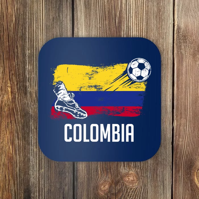 Colombia Flag Jersey Colombian Soccer Team Colombian Coaster