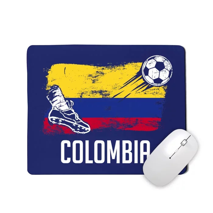 Colombia Flag Jersey Colombian Soccer Team Colombian Mousepad