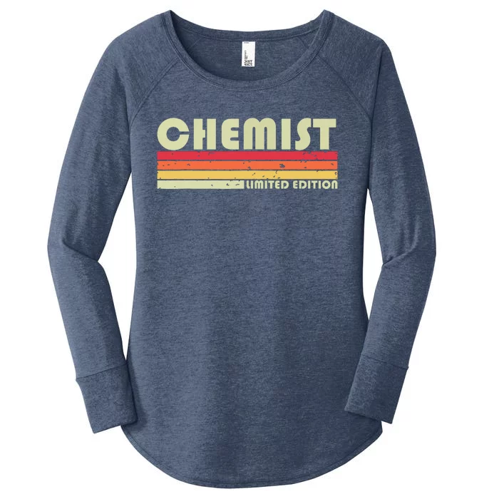 CHEMIST Funny Job Title Profession Birthday Worker Idea Women's Perfect Tri Tunic Long Sleeve Shirt