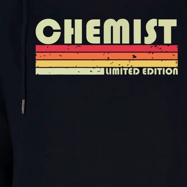 CHEMIST Funny Job Title Profession Birthday Worker Idea Womens Funnel Neck Pullover Hood