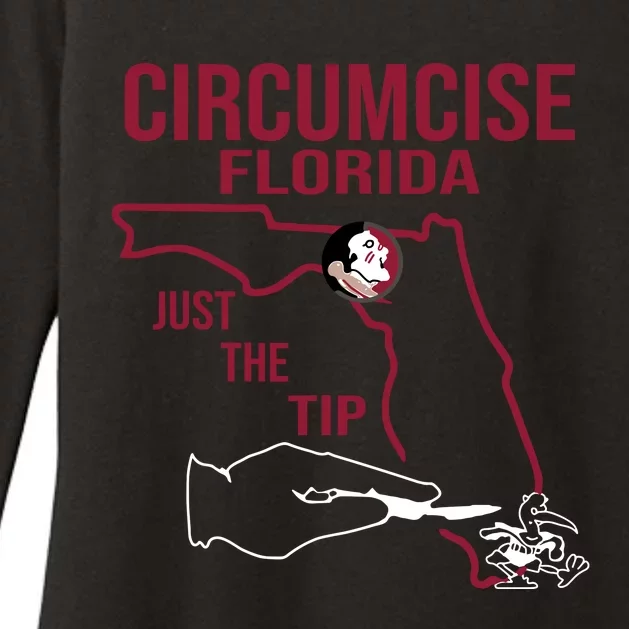 Circumcise Florida Just The Tip Womens CVC Long Sleeve Shirt