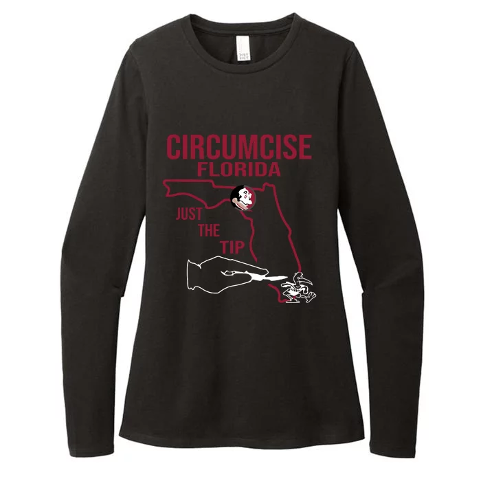 Circumcise Florida Just The Tip Womens CVC Long Sleeve Shirt