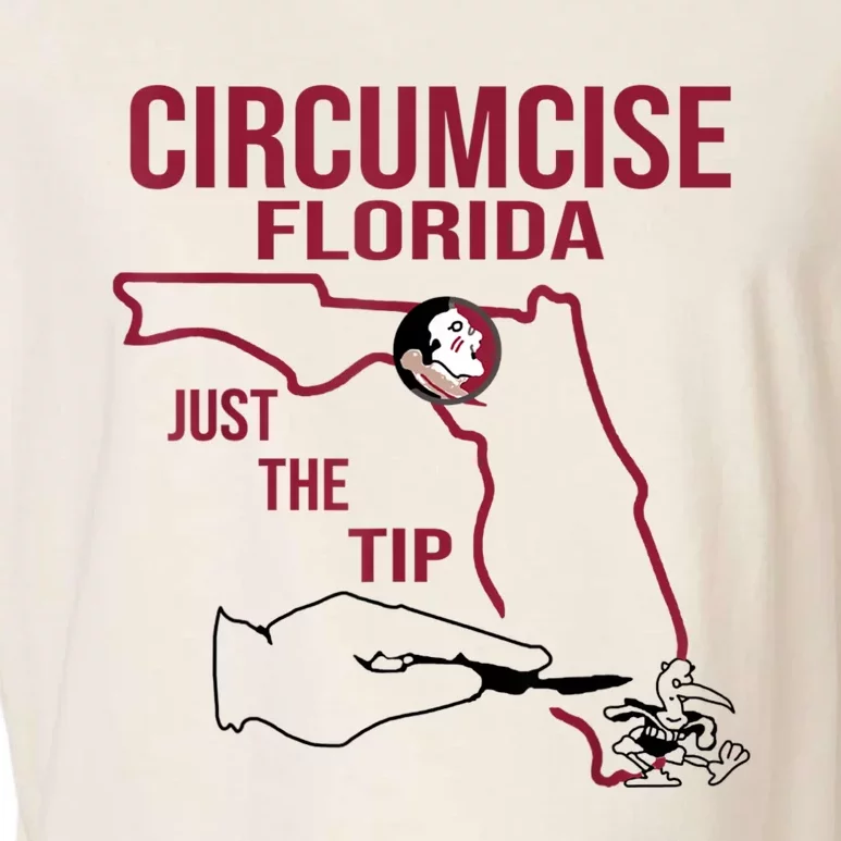 Circumcise Florida Just The Tip Garment-Dyed Women's Muscle Tee