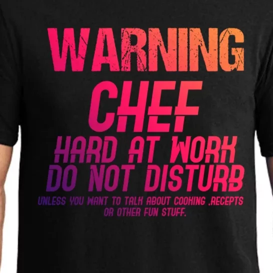 Chef Funny Joke Gift Pajama Set