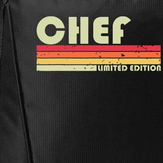 CHEF Funny Job Title Profession Birthday Worker Idea City Backpack