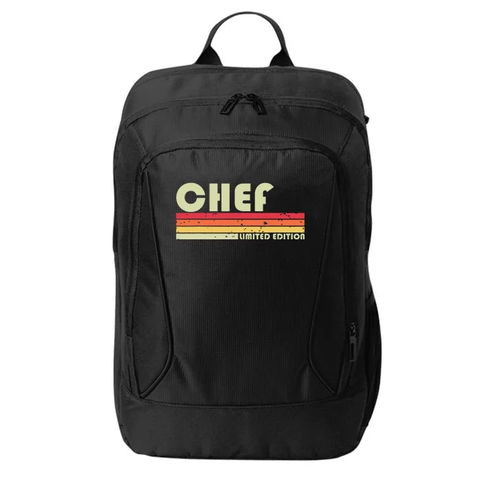 CHEF Funny Job Title Profession Birthday Worker Idea City Backpack