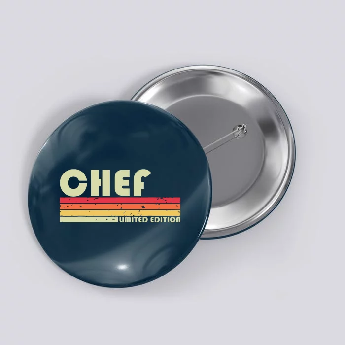 CHEF Funny Job Title Profession Birthday Worker Idea Button