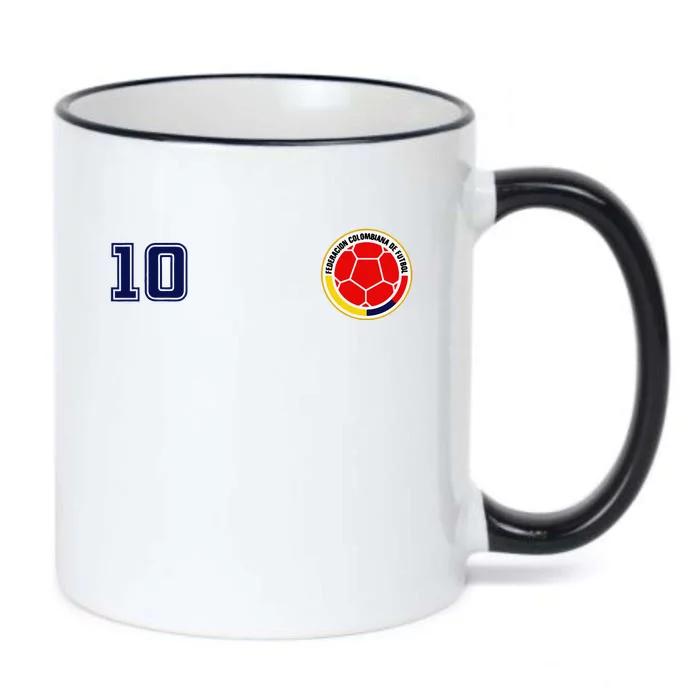 Colombia Flag Jersey Futbol Soccer Franela Colombia Black Color Changing Mug