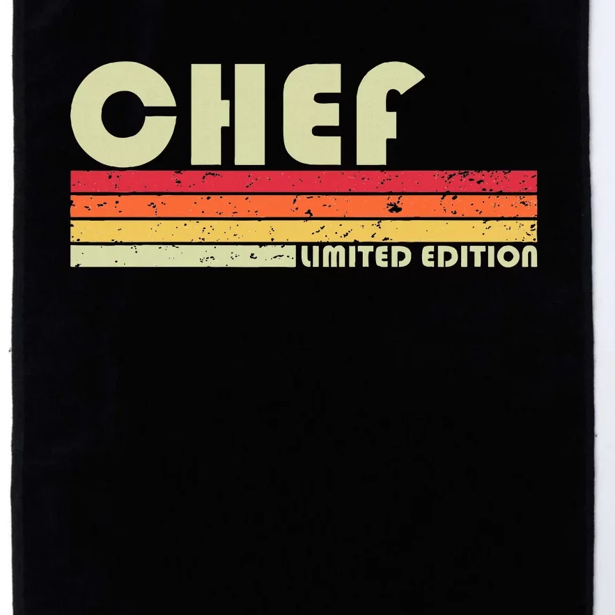 Chef Funny Job Title Profession Birthday Worker Idea Platinum Collection Golf Towel