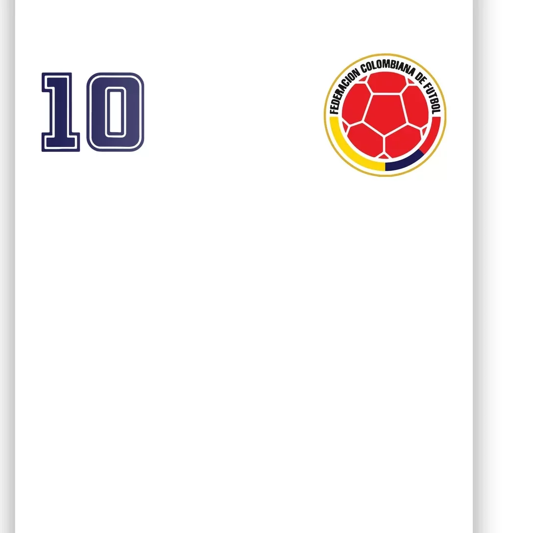 Colombia Flag Jersey Futbol Soccer Franela Colombia Poster