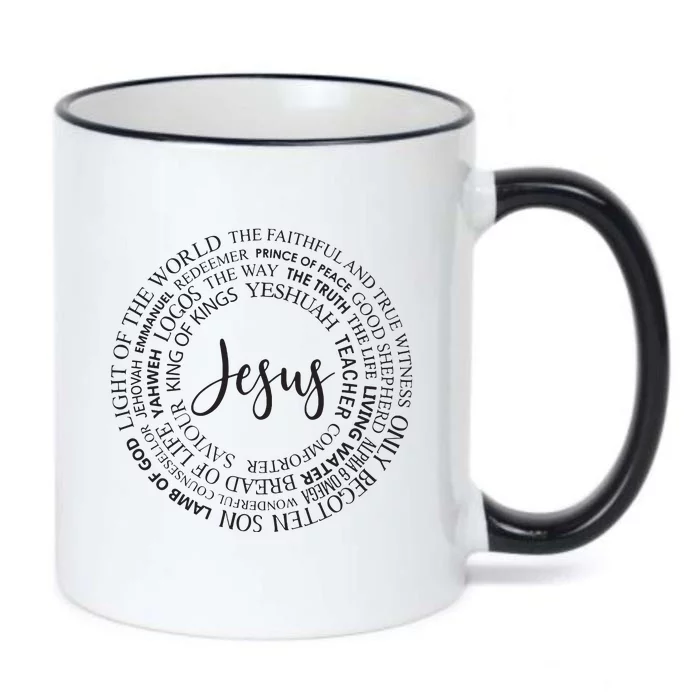 Christian Faith Jesust Gift For Men And Women Black Color Changing Mug