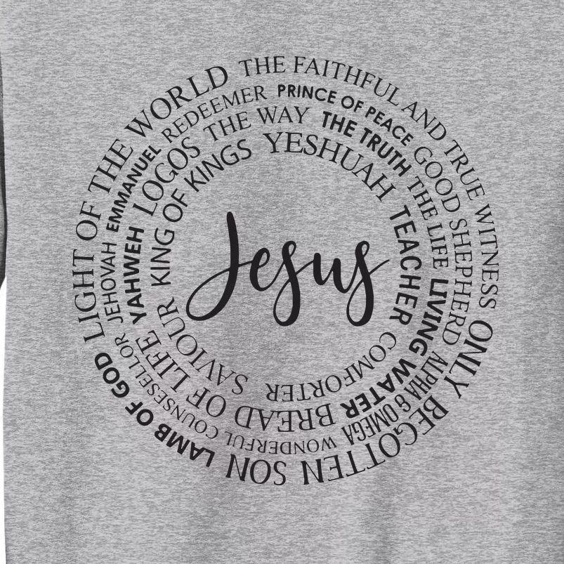 Christian Faith Jesust Gift For Men And Women Tall Sweatshirt