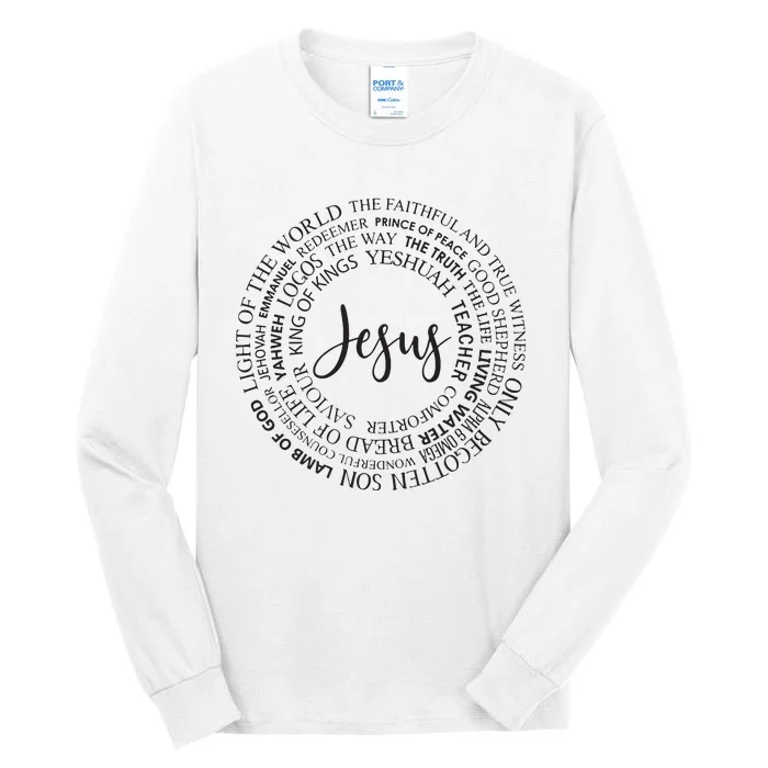 Christian Faith Jesust Gift For Men And Women Tall Long Sleeve T-Shirt