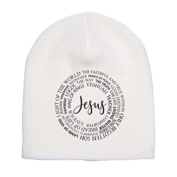 Christian Faith Jesust Gift For Men And Women Short Acrylic Beanie